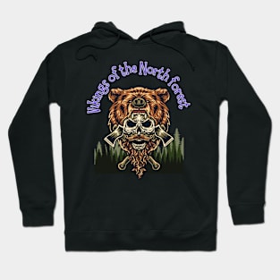 Vikings of the North forest Hoodie